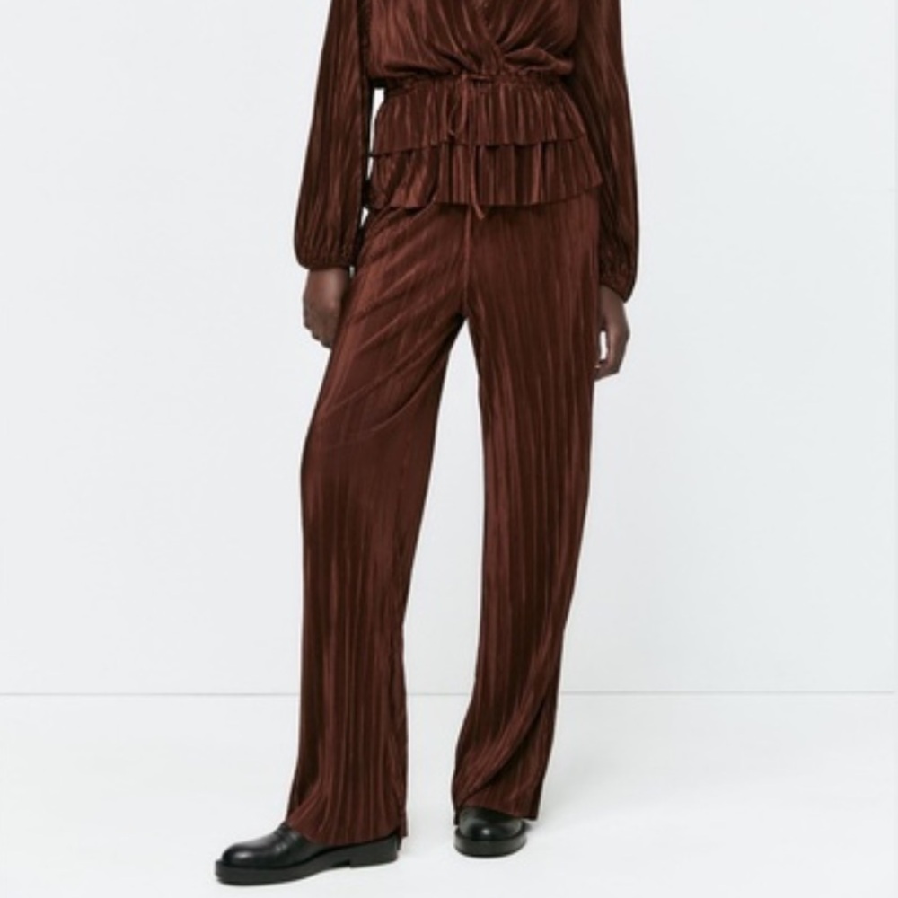 ZARA Pleaded Pants - Size S